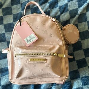 Juicy Couture Blush Pink Backpack with Pouch